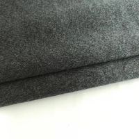 Luxury Vicryl Mesh 40%wool 60%oth Single-sided Crystal Smooth Wool Fabric 710g/m
