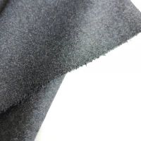 50%light Grey Melton Wool Fabric Boiled Blinket Jersey Blend Cashmere Suiting