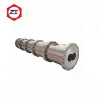 128mm Round Building Screw Barrels For Twin Screw Extruder Parts 106mm Center Distance