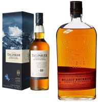 10 Year Old Single Malt Scotch 70cl and Bulleit Frontier  70cl