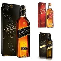 Bundle: Johnnie Walker Red, Black and Double Black Label Blended Scotch 70cl