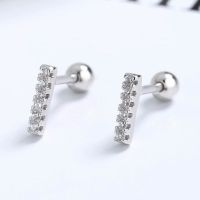 Cz Bar Earrings