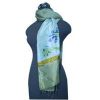 Thai Printed  Silk Scarf