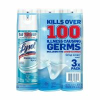 Pay with PayPal for Lysol Disinfectant Spray Value Pack Crisp Linen Scent