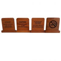 Wood crafts wooden handicraft signage with engrave