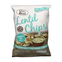 Selling Eat Real Lentil Chips - Creamy Dill 40g