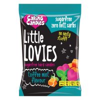Selling Caring Candies Little Lovies Toffee Mint 100g