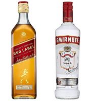 Energy drink 70cl and Johnnie Walker Energy drink Blended Scotch 70cl