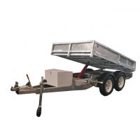 Automatic Belt Discharge Crawler Trailer Walking Floor Conveyor Trailer