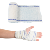 Medical Supply First Aid Washable Wound Surgical Latex Free Elastic Wool Cotton Crepe Bandage