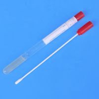 ABS Handle Test Nylon Swab for Sampling Nasal and Oral, Nasal Swab Transport Swab with Medium Sterilized