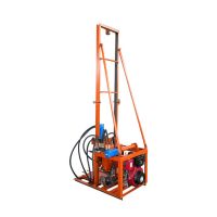 High quality water well drill rig machine  Product Description:  1. Small footprint, light weight, dismantling after the length of not 2 meters, small tricycle installed, the maximum quality of 40 kg, a person moved to move.  2. Removable design, 50mm col