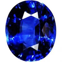 Blue Sapphire Stone Bangkok Cultured Certified Neelam Gemstone 7.50 Ratti
