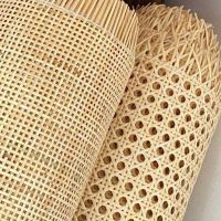 Factory Price Plastic Mesh Rattan Cane Webbing Roll Woven Bleached Rattan Webbing Cane High Quality