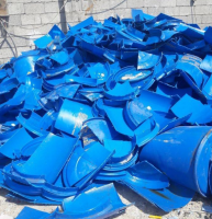 Top Grade HDPE blue drum plastic scraps for sale