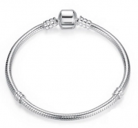 Sterling Silver Snake Chain Bangle And Bracelet Silver-tone 