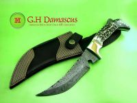 Damascus Hunting Knife