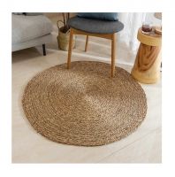 Natural seagrass handmade round carpet rugs decorative floor mat