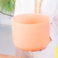 6-12 inches pastel color quartz singing bowl