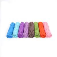 Wholesale Eco Friendly Grip Dot Yoga Towel Microfiber Non Slip Yoga Mat Towel with PVC Grip Dots