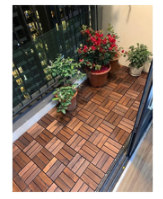 Acacia wood deck tile