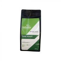 Quality and Sell Wellness Organic Dark Roast Coffee Ground 250g