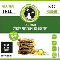 Quality and Sell Gracious Bakers Banting Zesty Zucchini Crackers 80g