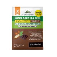 Quality and Sell Nature&apos;s Nutrition Super Greens & Reds & Protein Choc 25g