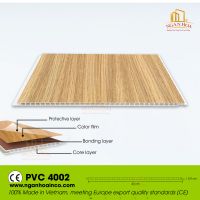 PVC 40 Plastic Wall Cladding Panel SPC Wood Grain
