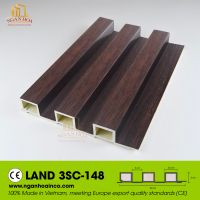 Pvc Plastic Wall Land 3sc Corrugated Cladding Panel Spc Wood Grain