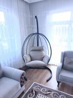 Hanging Egg Swing Chair, Garden Patio Swing Egg Chair, Outdoor Furniture