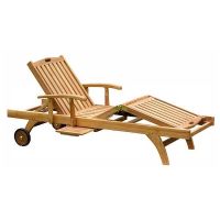 TEAK OUTDOOR CLASSIC SUN  LOUNGERS