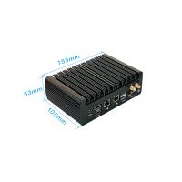 Fanless Gaming Computer Win11 Lake Dual Wifi 12v~19v 4gb/128gb Pro Metal Industrial Mini Pc