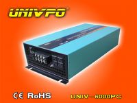 DC To AC Voltage 6KVA Sine Wave Battery Power Grid Inverter Used 24V 230V With Charger(UNIV-6000PC)
