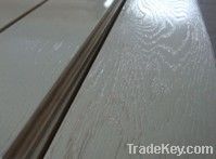 Oak white brushed floating flooring