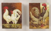 8"H Canvas Rooster Wall Art