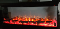 Hot Sale Modern Electric Fireplace With Three Side Glass