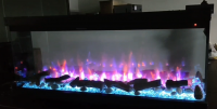 Hot Sale Modern Electric Fireplace With Three Side Glass