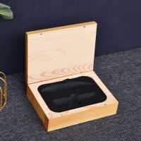 Factory Wholesale Wooden Bottle Opener Storage Box Lacquered Pine Wood Corkscrew Storage Box With Drawer