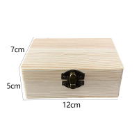 Factory Wholesale Wooden Souvenir Storage Box Unfinished Pine Wood Keepsake Packaging Box With Flip Lid