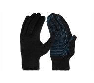 Class 10 gloves (6 threads) black with PVC