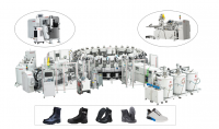 PU direct injection shoes machine