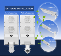 High Efficiency Outdoor Waterproof Ip65 Smd 50w Integrated All In One Solar Led Street Light