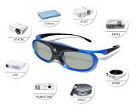 DLP Link  Active Shutter 3D Glasses with Rechargeable match all DLP 3D projector yantuo 2.4GHZ 3D SYNC Emitter YT-SG800D
