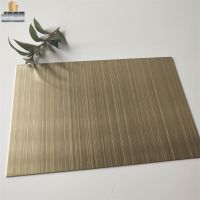 Steel Hairline Sheet - Champagne Gold