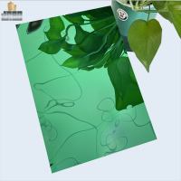 Water Rippel Sheet - Emerald Green