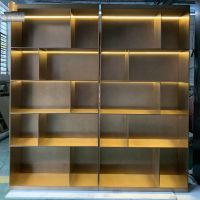 Steel Gold Cabinet