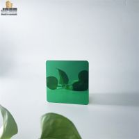 Emerald Green Mirror Finish Stainless Steel Metal Sheet Ceiling Decoative Panel