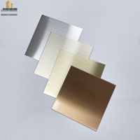 Coated Champagne Gold Hl Colored Stainless Steel Sheets
