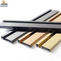 Floor U Profile Ti Gold Brushed Stainless Steel Tile Corner Trim